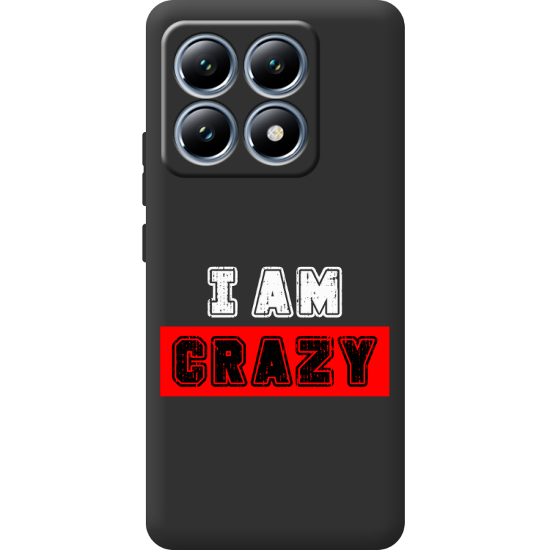 Чорний чохол BoxFace Xiaomi 14T Pro I'm Crazy