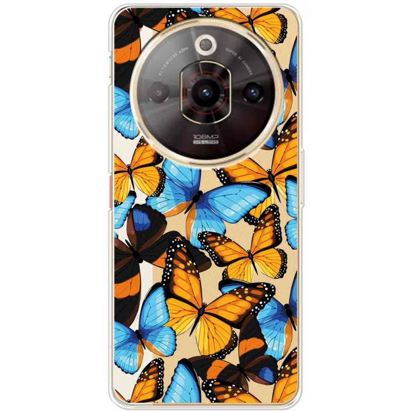 Прозорий чохол BoxFace Nubia Focus Pro Butterfly Morpho