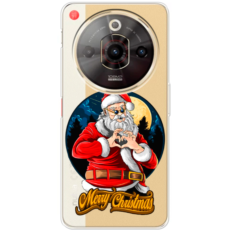 Прозорий чохол BoxFace Nubia Focus Pro Cool Santa