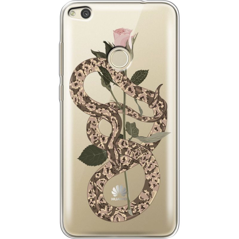 Прозрачный чехол Uprint Huawei P8 Lite 2017 Glamor Snake