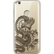 Прозрачный чехол Uprint Huawei P8 Lite 2017 Chinese Dragon