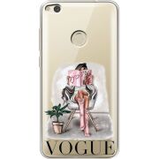 Прозрачный чехол Uprint Huawei P8 Lite 2017 VOGUE