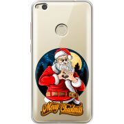 Прозрачный чехол Uprint Huawei P8 Lite 2017 Cool Santa