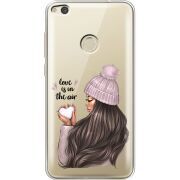 Прозрачный чехол Uprint Huawei P8 Lite 2017 love is in the air