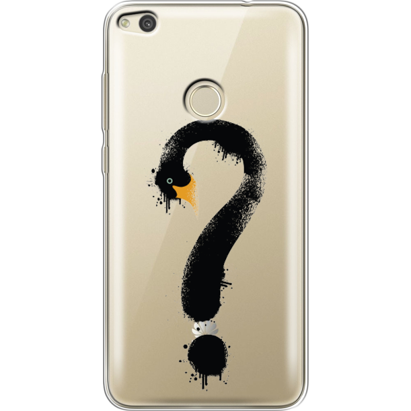 Прозрачный чехол Uprint Huawei P8 Lite 2017 Swan question