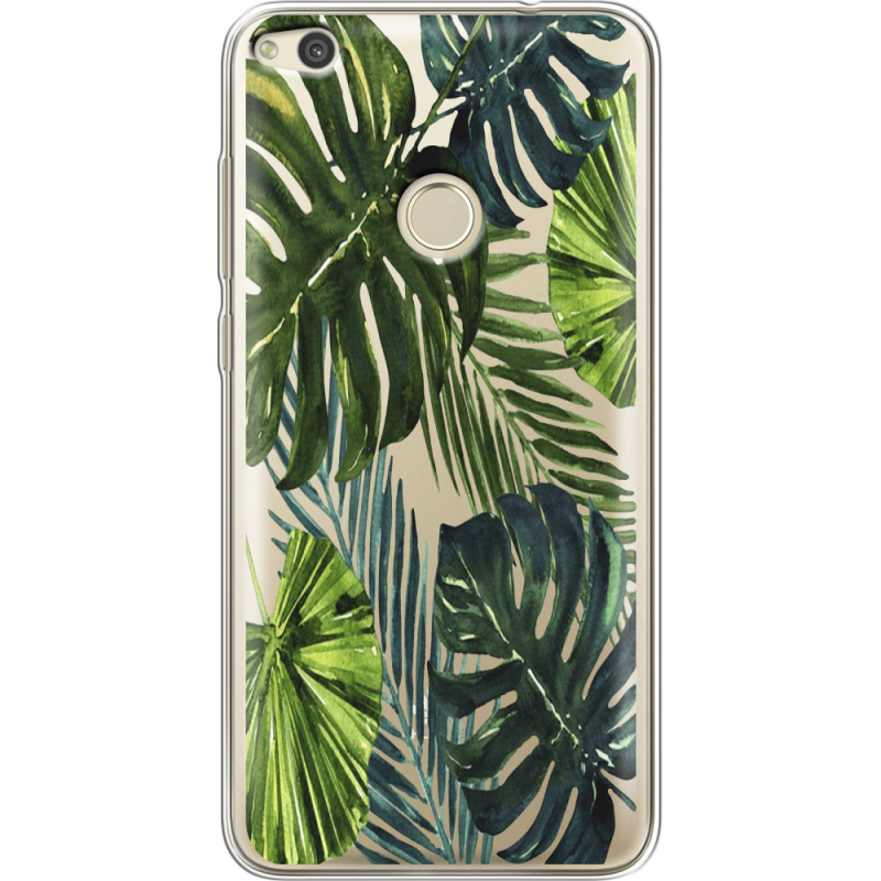 Прозрачный чехол Uprint Huawei P8 Lite 2017 Palm Tree