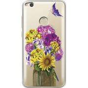 Прозрачный чехол Uprint Huawei P8 Lite 2017 My Bouquet