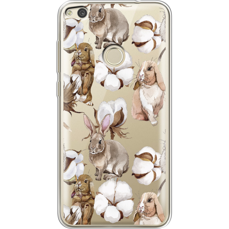 Прозрачный чехол Uprint Huawei P8 Lite 2017 Cotton and Rabbits