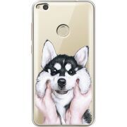 Прозрачный чехол Uprint Huawei P8 Lite 2017 Husky