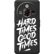 Чорний чохол BoxFace Nubia Focus Pro Hard Times Good Times