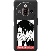 Чорний чохол BoxFace Nubia Focus Pro Attack On Titan - Ackerman