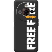 Чорний чохол BoxFace Nubia Focus Pro Free Fire White Logo