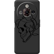 Чорний чохол BoxFace Nubia Focus Pro Skull and Roses