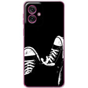 Чохол BoxFace Motorola G55 Black Sneakers