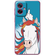 Чохол BoxFace Motorola G55 Fuck Unicorn