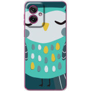 Чохол BoxFace Motorola G55 Green Owl