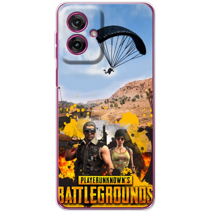 Чохол BoxFace Motorola G55 Pubg parachute