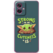 Чохол BoxFace Motorola G55 Strong in me Cuteness is