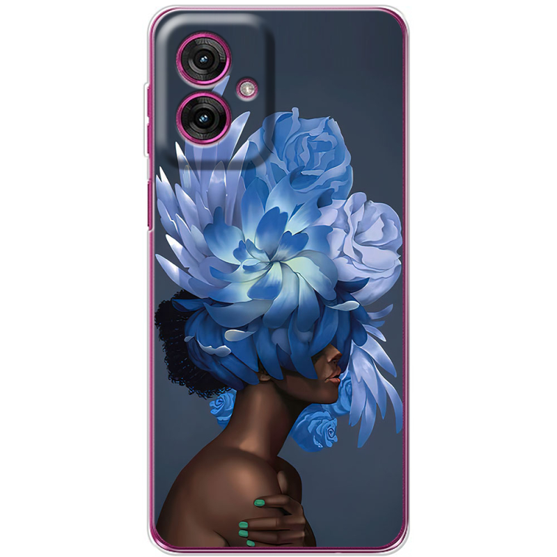 Чохол BoxFace Motorola G55 Exquisite Blue Flowers