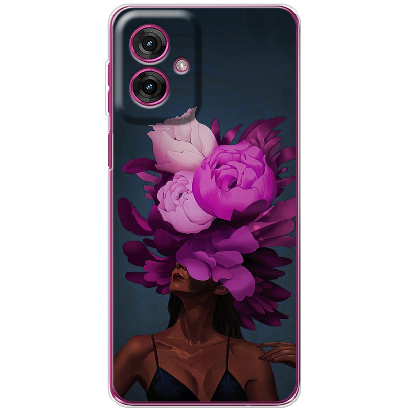 Чохол BoxFace Motorola G55 Exquisite Purple Flowers