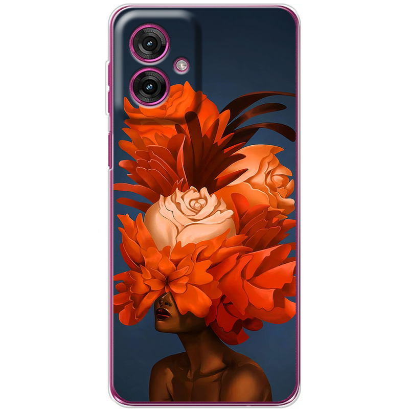 Чохол BoxFace Motorola G55 Exquisite Orange Flowers