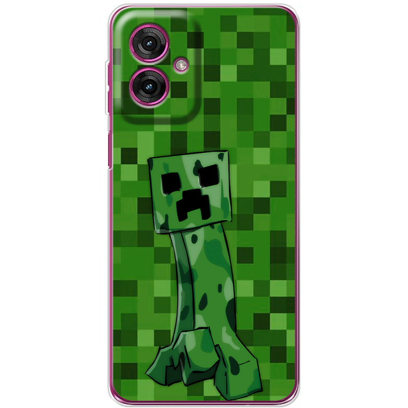 Чохол BoxFace Motorola G55 Minecraft Creeper