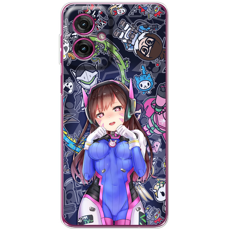 Чохол BoxFace Motorola G55 Overwatch D.VA