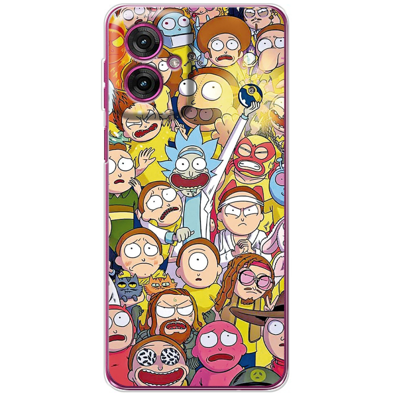 Чохол BoxFace Motorola G55 Rick and Morty