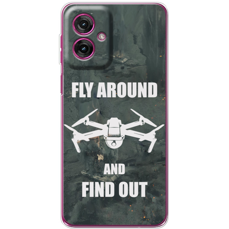 Чохол BoxFace Motorola G55 Дрон Fly Around