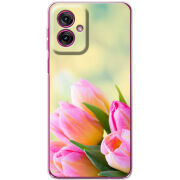 Чохол BoxFace Motorola G55 Bouquet of Tulips