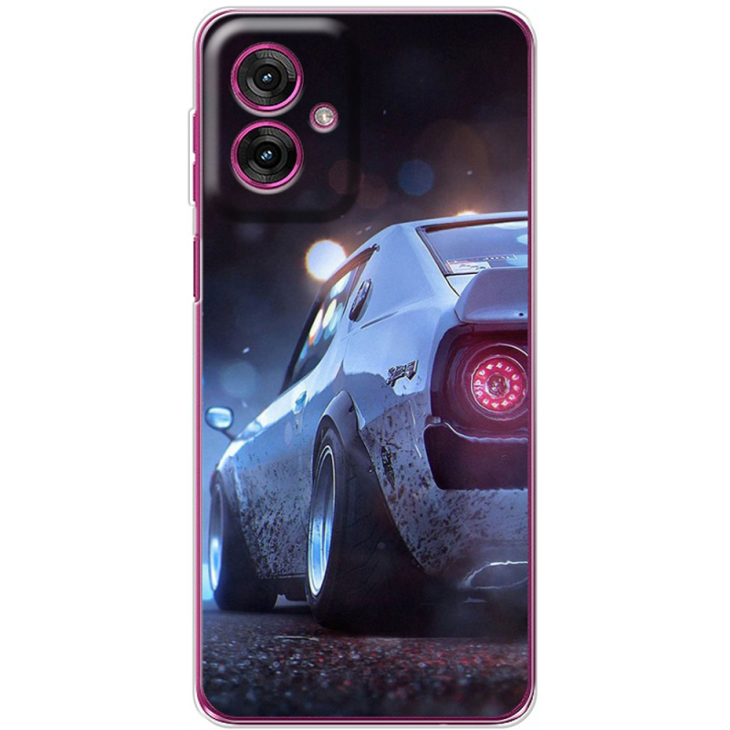 Чохол BoxFace Motorola G55 Silver Car