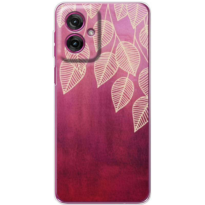 Чохол BoxFace Motorola G55 Gold Leaves