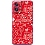 Чохол BoxFace Motorola G55 Happy Valentines