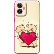 Чохол BoxFace Motorola G55 Teddy Bear Love