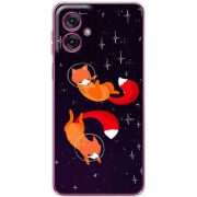 Чохол BoxFace Motorola G55 Fox-Astronauts