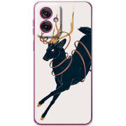 Чохол BoxFace Motorola G55 Black Deer