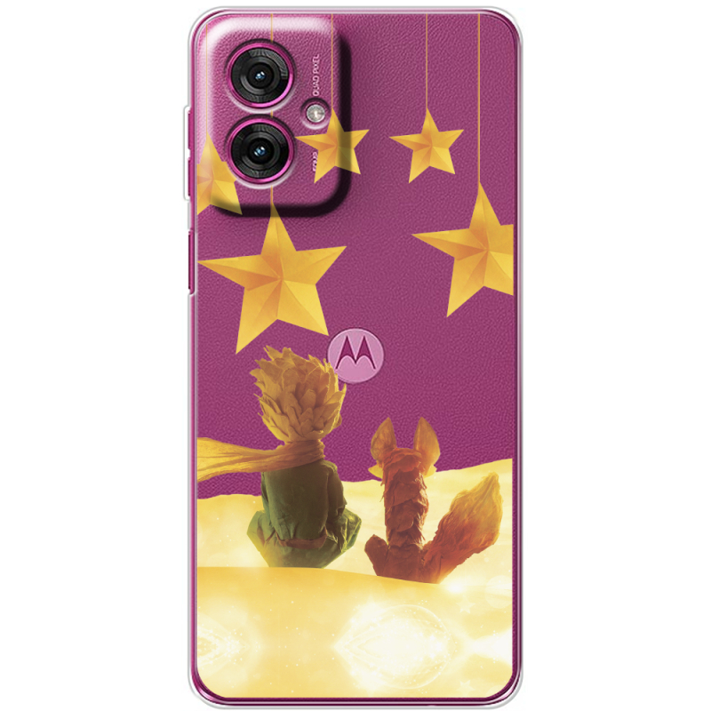 Прозорий чохол BoxFace Motorola G55 Little Prince