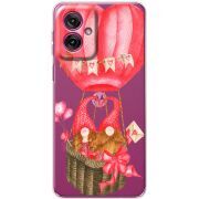 Прозорий чохол BoxFace Motorola G55 Valentine Dwarfs