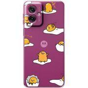 Прозорий чохол BoxFace Motorola G55 Gudetama