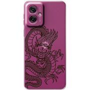 Прозорий чохол BoxFace Motorola G55 Chinese Dragon