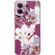 Прозорий чохол BoxFace Motorola G55 Chinese Magnolia