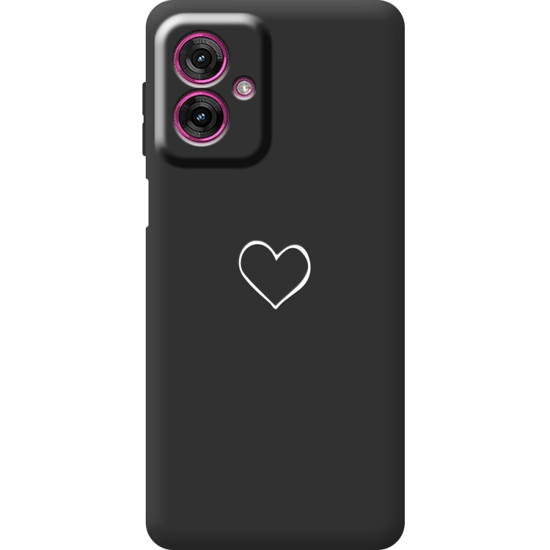 Чорний чохол BoxFace Motorola G55 My Heart