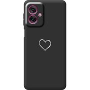 Чорний чохол BoxFace Motorola G55 My Heart