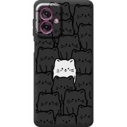 Чорний чохол BoxFace Motorola G55 