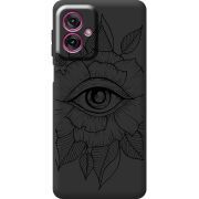 Чорний чохол BoxFace Motorola G55 Eye