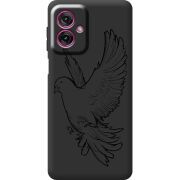 Чорний чохол BoxFace Motorola G55 Dove