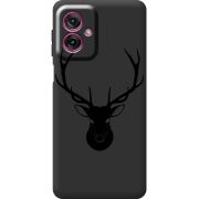 Чорний чохол BoxFace Motorola G55 Deer