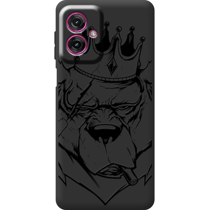 Чорний чохол BoxFace Motorola G55 Bear King