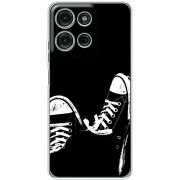 Чохол BoxFace Motorola G75 Black Sneakers