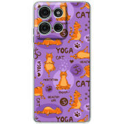 Чохол BoxFace Motorola G75 Yoga Cat